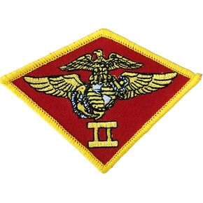 Officially Licensed United States Marine Corps USMC, 2nd Aircraft Wing Patch, with Iron-On Adhesive (Desert/Sand)