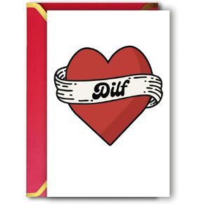Ziwenhu Naughty Fathers Day Card, Cheeky Father's Day Cards Gifts for Husband, Boyfriend, First Fathers Day Card Gifts from Baby Girl, Girlfriend, Birthday Gifts