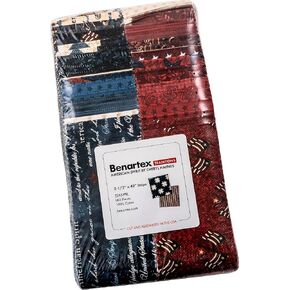 Cheryl Haynes American Spirit Strip-Pies 40 2.5-inch Strips Jelly Roll Benartex in Kuwait