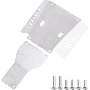 Stainless Steel Chassis Guard & Skid Plate Guard Armors Frame Protector for Tamiya CC01 Upgrades