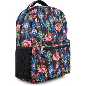 PJ Masks Heroes Unite Backpack - Featuring Catboy, Owlette, Gekko, and PJ Robot, Ready to Tackle Adventures Backpack Bag