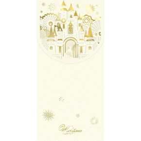 20-Pack Wedding Money Envelopes for Cash Gifts - Gold Foil & Laser-Cut Floral Design Cash envelopes for Money, Premium 250g Pearled Paper Money Holder for Weddings, Engagement (Beige)
