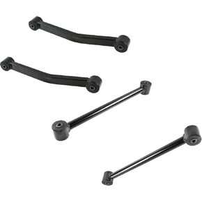 Upper & Lower Control Arm Set of 4 Rear LH & RH Sides for 07-15 Jeep Wrangler