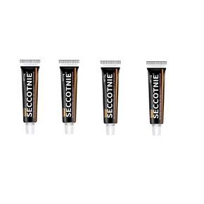 Strong Nail-Free glue-12g, Universal Construction Wall Tile Glue，Waterproof and Moisture-Proof Glass gluesuitable for Metal Plastic, Ceramic Glass, Wood Acrylic(4pcs)
