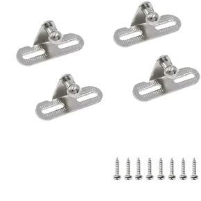 10mm Ball Studs and Screws Gas strut mounting Brackets for Lifting Brackets/Gas Struts/Gas Springs/Struts L-Type(Pack of 4)