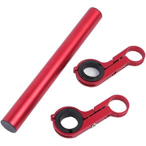 موسع المقود الأحمر للدراجة 11.8 بوصة، امتداد مقود الدراجة للمصباح والجرس وحامل الهاتف in Kuwait