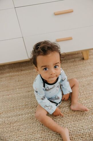 Copper Pearl Long Sleeve Bodysuit - 6-12m Leo in Saudi Arabia