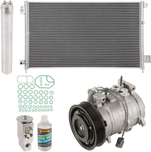 OEM AC ضاغط ث / A / C مكثف ومجفف لهوندا أكورد 4 أبواب سيدان 2.4 لتر 4 أسطوانات 2003 2004 2005 2006 2007 - BuyAutoParts 61-98165R7 جديد in Saudi Arabia