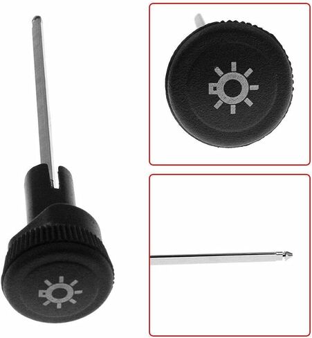 Headlight Switch Lamp Knob Replacement for 1990-2004 Ford Bronco F150 F250 F350 Truck Mustang Replaces F5TZ 11661-A,F5TZ11661A,76871(Black) in Kuwait