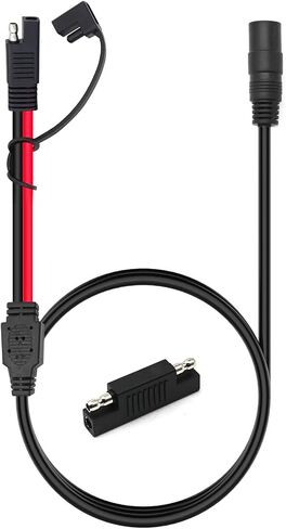 DC 8mm Female to SAE Connector Adapter 10AWG Cable Wire for Solar Panel Solar Plug Power Pack Portable Power Station in Saudi Arabia