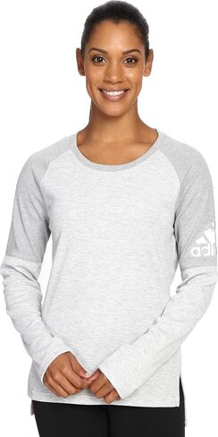 adidas Women's Performer Cover-Up Medium Grey Heather/MGH Solid Grey/Matte Silver T-Shirt XL in Saudi Arabia