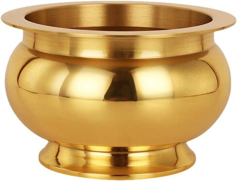 Ciieeo 1pc Incense Burner Copper Offering Bowl Censer Container Desktop Buddhist Incense Bowl Agarwood Feng Shui Metal Buddhism Censer Incense Powder Gold Decor Cone Chinese Style China in Saudi Arabia