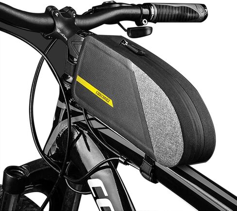 CoolChange Waterproof Large Capacity Top Tube Bike Bag Bicycle Front Frame Bag Compatible with iPhone 11/11pro/Xs/XS Max/X/XR/8/8P/7/7P/6S/6/5s in Saudi Arabia