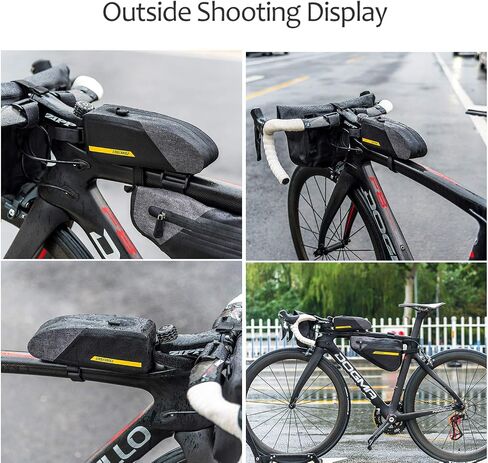 CoolChange Waterproof Large Capacity Top Tube Bike Bag Bicycle Front Frame Bag Compatible with iPhone 11/11pro/Xs/XS Max/X/XR/8/8P/7/7P/6S/6/5s in Saudi Arabia