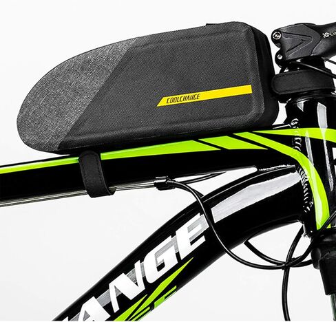 CoolChange Waterproof Large Capacity Top Tube Bike Bag Bicycle Front Frame Bag Compatible with iPhone 11/11pro/Xs/XS Max/X/XR/8/8P/7/7P/6S/6/5s in Saudi Arabia