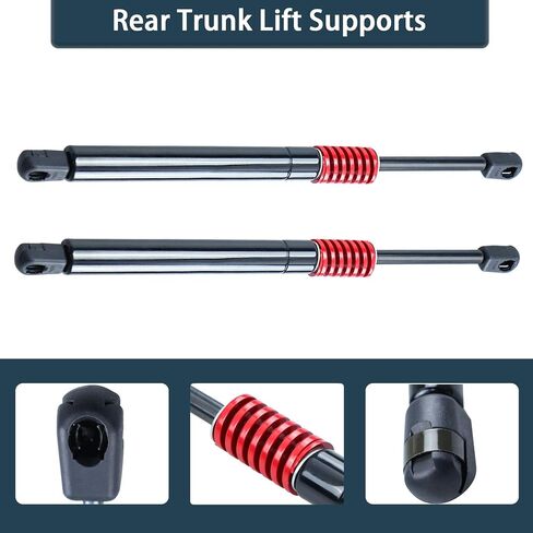 2 Pcs Front Hood Bonnet + 2 Pcs Rear Trunk Lift Supports Shock Struts Gas Spring in Saudi Arabia