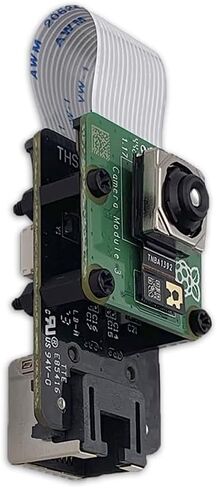 THSER102 Cable Extension Kit for Raspberry Pi Camera Modules V1/V2/HQ/V3, Including LAN Cable, Flexible Flat Cables, 2x20 Pin Header, and Mounting Hardware in Saudi Arabia