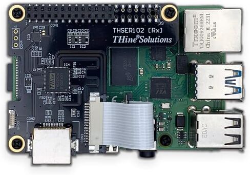 THSER102 Cable Extension Kit for Raspberry Pi Camera Modules V1/V2/HQ/V3, Including LAN Cable, Flexible Flat Cables, 2x20 Pin Header, and Mounting Hardware in Saudi Arabia