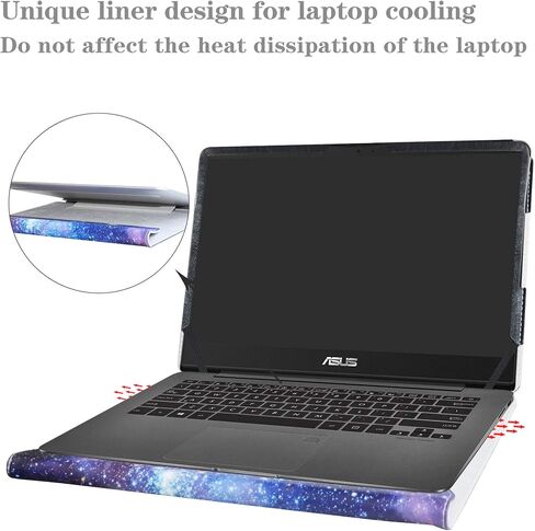 حافظة حماية Alapmk لجهاز HP 340S G7 /MacBook Air 13 بوصة (A1369 & A1466، إصدار 2010-2017)، لجهاز Asus ZenBook UX430UA UX430UN UX410UA UX410UQ/VivoBook S14 S430UN مقاس 14 بوصة، Galaxy in Saudi Arabia