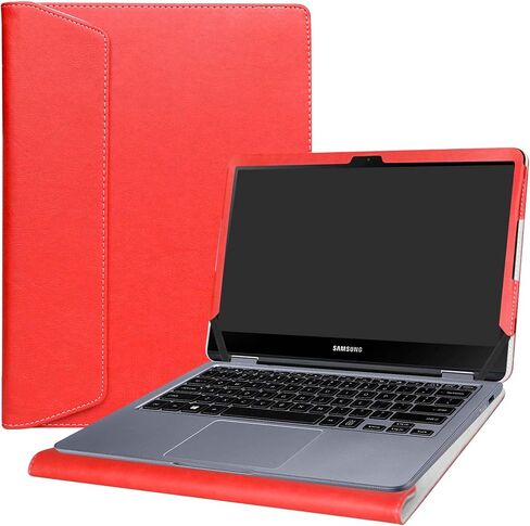 Alapmk Protective Case Cover for 13.3" Samsung Notebook 7 Spin 13 NP730QAA NP730QAA-K01US Series Laptop(Note:Only fit 2018 Version,Not fit NP740U3L),Red in Saudi Arabia