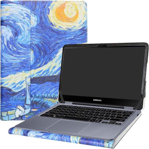 Alapmk Protective Case Cover for 13.3" Samsung Notebook 7 Spin 13 NP730QAA NP730QAA-K01US Series Laptop(Note:Only fit 2018 Version,Not fit NP740U3L),Red in Saudi Arabia