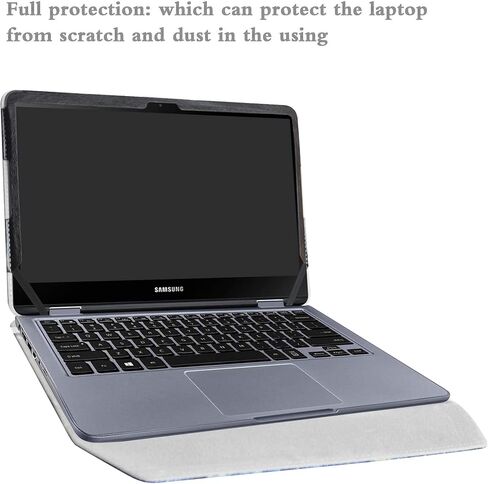 Alapmk Protective Case Cover for 13.3" Samsung Notebook 7 Spin 13 NP730QAA NP730QAA-K01US Series Laptop(Note:Only fit 2018 Version,Not fit NP740U3L),Red in Saudi Arabia