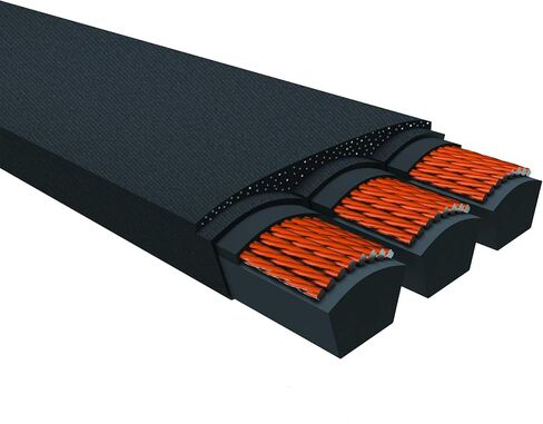 D&D PowerDrive C225/04 Metric Standard Replacement Belt, C, 4 -Band, 229" Length, Rubber in Saudi Arabia