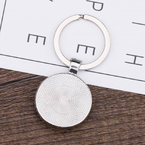 Funny Keychain President Trump American Flag Metal Key Organizer Key Chain Holder for Men Women Girls Boys, Car Accessory KeyRings, Small, Silver in Saudi Arabia