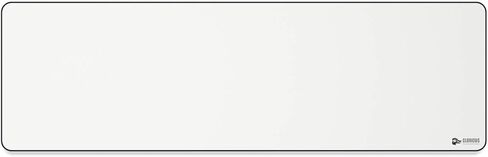 لوحة ماوس ألعاب بيضاء كبيرة ممتدة من Glorious - لوحة ماوس قماشية طويلة، حواف مخيطة | 36x11 (GW-E) in Kuwait