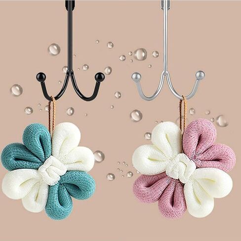 2 Packs of Over The Door Double Hooks Metal Hangers Hooks Black Door Organizer Hooks for Home Kitchen Room Hanging Coats,Hats,Towels,Caps in Saudi Arabia