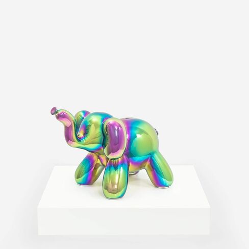 Balloon Money Bank - Baby Elephant - Unique Piggy Bank Gift for Cool Kids and Adults - Silver in Saudi Arabia