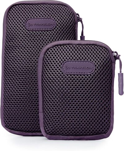 Travelon Pi All Day Set of 2 Accessory Pods, Black, One Size in Saudi Arabia