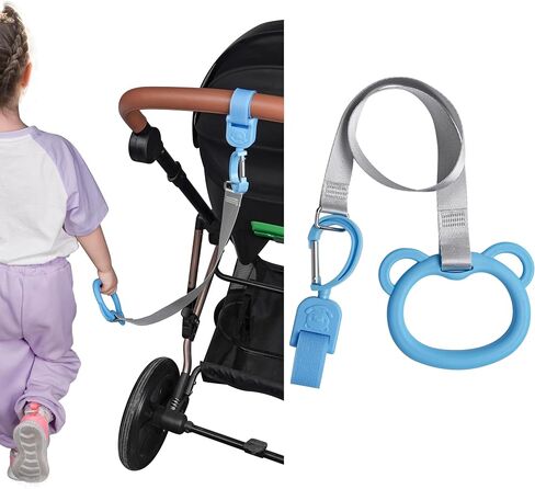 Stroller Leash Handle for Toddlers, Safety Leash for Strollers & Wagons | Keeps Children Close During Walks, Travel and Outdoor Adventures; Compatible with Pushchairs and More in Saudi Arabia