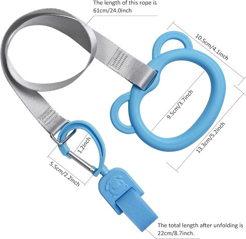 Stroller Leash Handle for Toddlers, Safety Leash for Strollers & Wagons | Keeps Children Close During Walks, Travel and Outdoor Adventures; Compatible with Pushchairs and More in Saudi Arabia