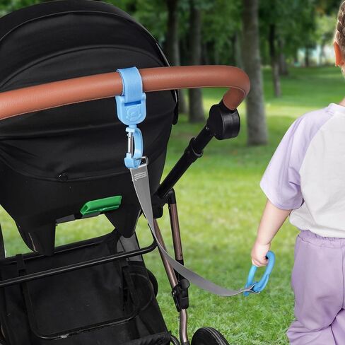 Stroller Leash Handle for Toddlers, Safety Leash for Strollers & Wagons | Keeps Children Close During Walks, Travel and Outdoor Adventures; Compatible with Pushchairs and More in Saudi Arabia