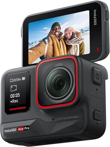 Insta360 CINSAAJA_ACEPRO01 Ace Pro Standalone 279665: حزمة HDR مقاومة للماء بدقة 4K120 إطارًا في الثانية مع حزمة حماية محسنة CPS لمدة 3 سنوات وبطاقة ذاكرة Lexar Professional 128GB 1066x MicroSDXC in Saudi Arabia