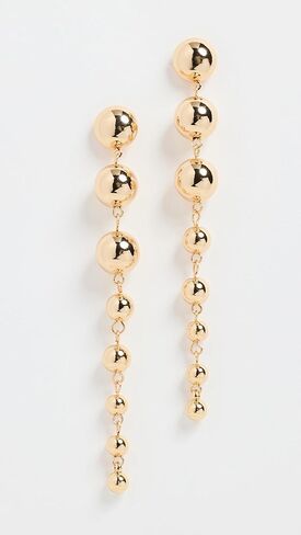 Kenneth Jay Lane Women's Gold Ball Drop Earrings in Saudi Arabia