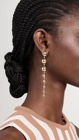 Kenneth Jay Lane Women's Gold Ball Drop Earrings in Saudi Arabia