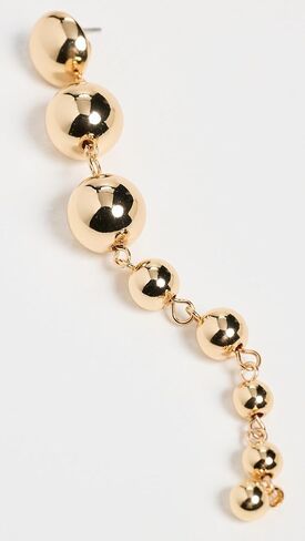 Kenneth Jay Lane Women's Gold Ball Drop Earrings in Saudi Arabia