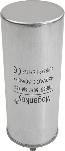 50+7.5 MFD uF CBB65 Capacitor Withstand 450V AC Compatible with Air Conditioner Capacitor Round Dural Motor Run Capacitor Air Compressor Water Pump Motor in Kuwait
