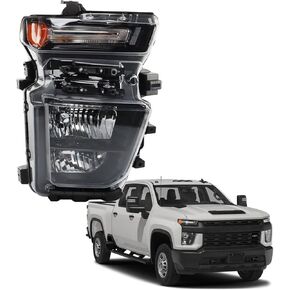 Headlights Assembly Replacement for Chevy Silverado 2020-2023 2500 3500 Headlight Passenger Side