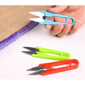1Pc Random Color Sewing Scissors Tailor Scissors Sewing Snip Thread Cutter Scissors Cross Stitch Scissors Craft Home Tool Color Random Durable Processed Craft Supplies