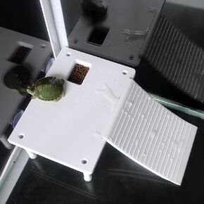 Hztyyier Tortoise Platform Tortoise Resting Terrace Reptiles Floating PlatformBasking Platform for Small Pets Sun Bathing Resting Play Reptile Breeding Tools, Reptile Incubation Supplies