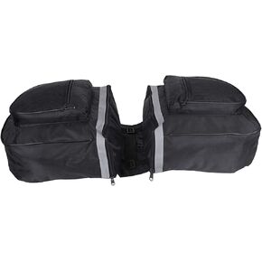 Bike Rear Carrier Bag, Bike Rack Rear Seat Tail Saddlebag, 25L Rear Seat Tail Carrier Trunk Double Pannier Bag