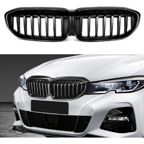 Front Grill/Grilles Kidney Grill Replacement for BMW 3 Series G20 2019-2022 (Gloss Black)
