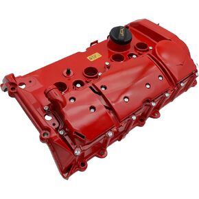 11127646552 Red Upgrade Aluminum Valve Cover + Bolts + Gasket for 2011-2016 Mini Cooper S Clubman Countryman Paceman R55 R56 R57 R58 R59 R60 R61 N18 1.6L 11127603390