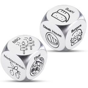 11th Anniversary Steel Gifts, Anniversary Giifts for Husband, Boyfriend Birthday Gift Ideas, Wedding Registry Gifts for Couples, Long Distance Relationship Gifts, Date Night Ideas, Food Decision Dice in Saudi Arabia