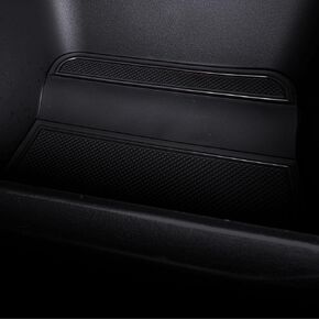 CupHolderHero يناسب ملحقات Ford Bronco [4 أبواب] 2021-2024 داخلية فاخرة مخصصة غير قابلة للانزلاق ومضادة للغبار، سجادات بطانة وحدة التحكم المركزية، وبطانات جيب الباب مجموعة 13 قطعة (زخرفة زرقاء)