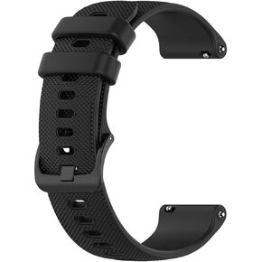 FitTurn 20MM Colorful Silicone Watch Band Straps Compatible with Michael Kors Access Gen 4 MKGO/MKGO Gen 5E 43mm Smart Watch -Replacement Accessory Bracelet Watch Bands for MK Access Gen 5 Lexington