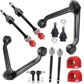 12 PC Front Upper Control Arm Suspension Kit FITS Dodge Ram 1500 2002-2005, 5 Lug Only 2WD - K7424 K7411 ES3538 EV407 K7400 K7353